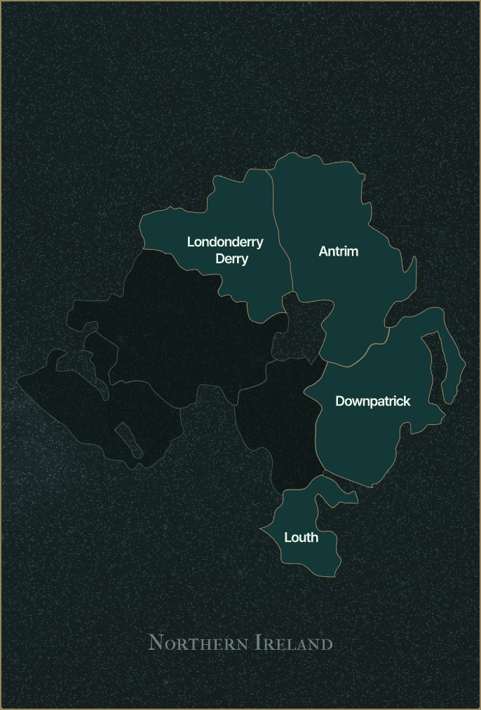 Northern Ireland map